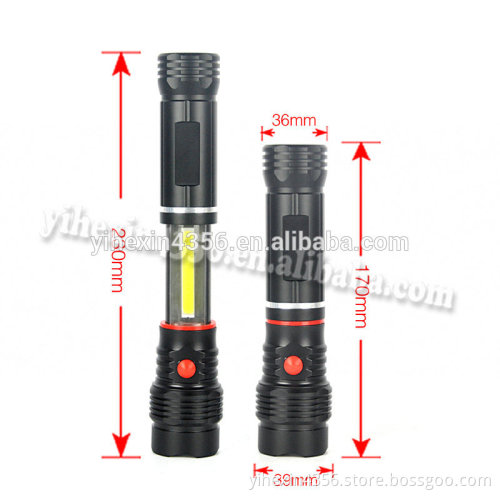 Magnet Cob LED Flashlight with Red Lght for Camping